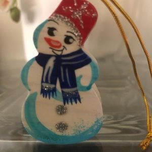 Christmas /Holiday /Winter Decor Wooden Unique Art Studio.Mini Ornament.